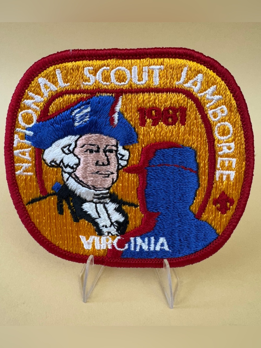 Vtg 1981 National Scout Jamboree Patch Virginia George Washington BSA MINT New